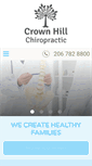 Mobile Screenshot of crownhillchiropractic.com